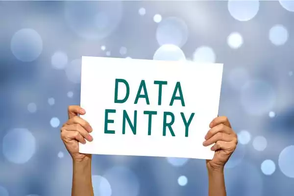 Data Entry- आपके टाइपिंग कौशल से ऑनलाइन पैसे कमाएं।